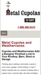 Mobile Screenshot of metalcupolas.com